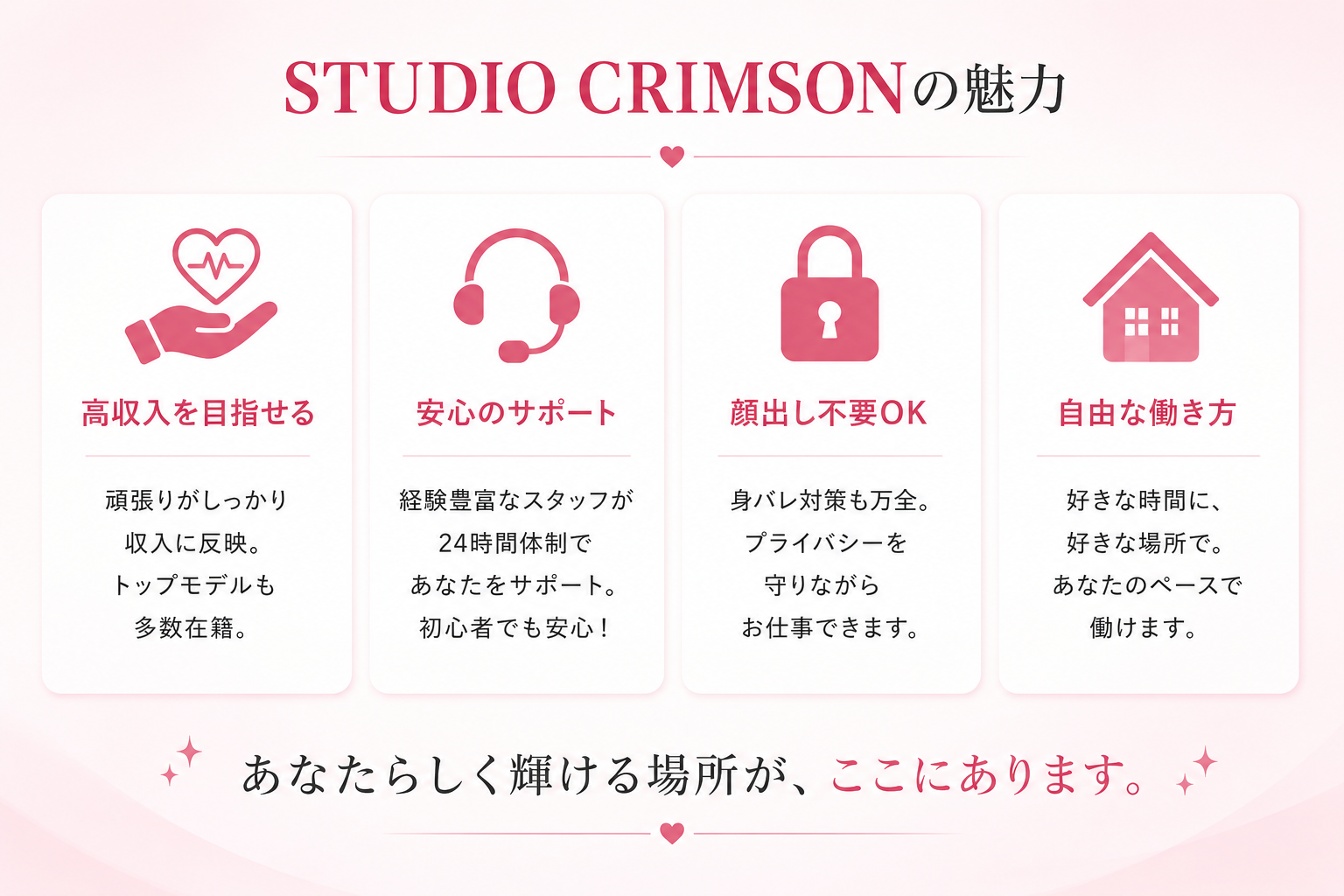 Studio Crimsonの魅力